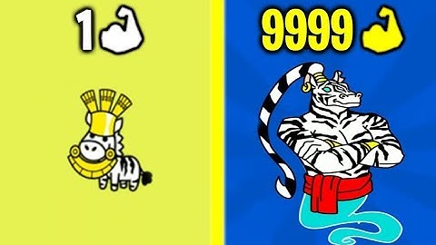 MOST STRONGEST ZEBRA EVOLUTION! Max Level Strong & Speed in Zebra Evolution! (9999+ Level Zebra!)