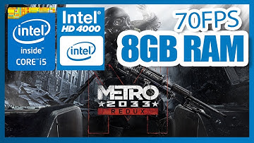 Metro 2033 REDUX ON ON A LOW END PC | INTEL HD4000 AND 8GB RAM