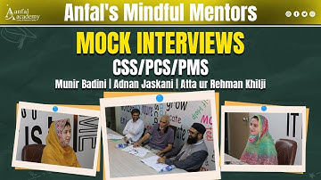 Mock Interviews For CSS/PCS/PMS | Munir Badini/Adnan Jaskani/Atta ur Rehman Khilji | BestCSSinQuetta