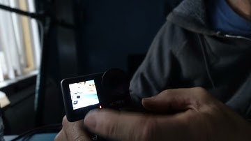 DJI Osmo 4   front touch screen swipe HowTo