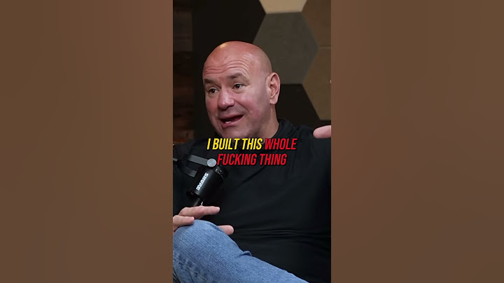 Dana Whites BILLION DOLLAR Routine