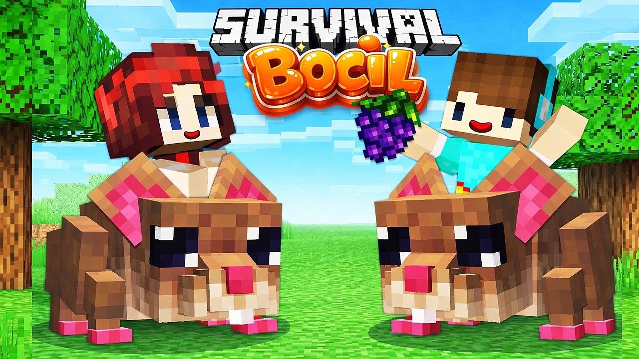 TERNAK HAMSTER DAN BERKEBUN ANGGUR !! Survival Bocil #2