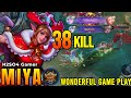 38 KILLS MIYA 😱 Insane Savage Gameplay | Full Match Carry | MLBB
