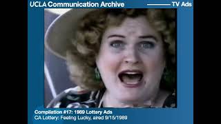 1989 California Lottery Ads from the UCLA Communication Archive