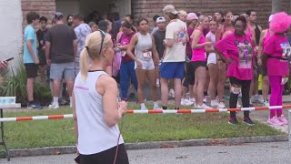 Runners take part in the DONNA Mother's Day 5K