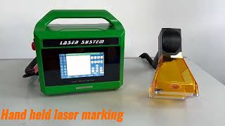 Speedy Laser New design mini portable hand held fiber laser marking engraving machine for metal