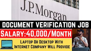 JP Morgan Document Verification Jobs 2025