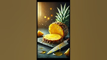 Slicing a Hyper-Realistic Glass Pineapple #shorts #asmr