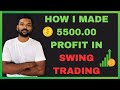 HOW I MADE 5500.00 PROFIT IN THIS STOCK| LEARN SWING TRADING |TOMORROWS TRADERS|