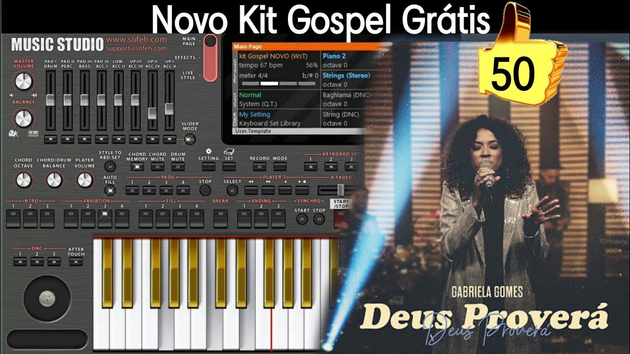 Kit gospel grátis, org 2021 org 2020, Ritmo gospel para tocar na igreja
