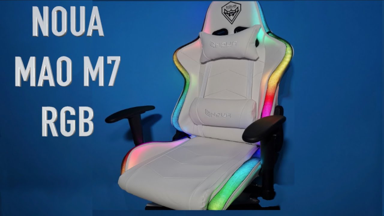 UNBOXING Sedia da Gaming RGB! -Noua Mao M7 RGB White Edition - YouTube