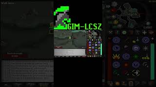 Basilisk Jaw-1601 KC #osrs #shorts #runescape #ironman #pvm #oldschoolrunescape #GIM #youtubeshorts
