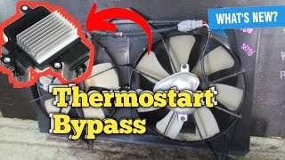 2007 to 2015 Toyota Camry fan not working fan control module bypass & fix