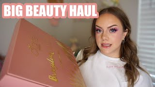 HUGE HAUL : PR packages + a few purchases! MAKEUP, SKINCARE &amp; more!