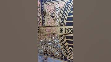 Cổng nhôm đúc mạ đồng