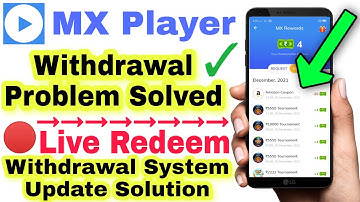 MX Player Withdrawal Problem Solved MX Player Withdrawal System Update Solution MX Player Withdrawal
