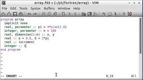 Modern Fortran by Example (5) Arrays and Plotting Part 1