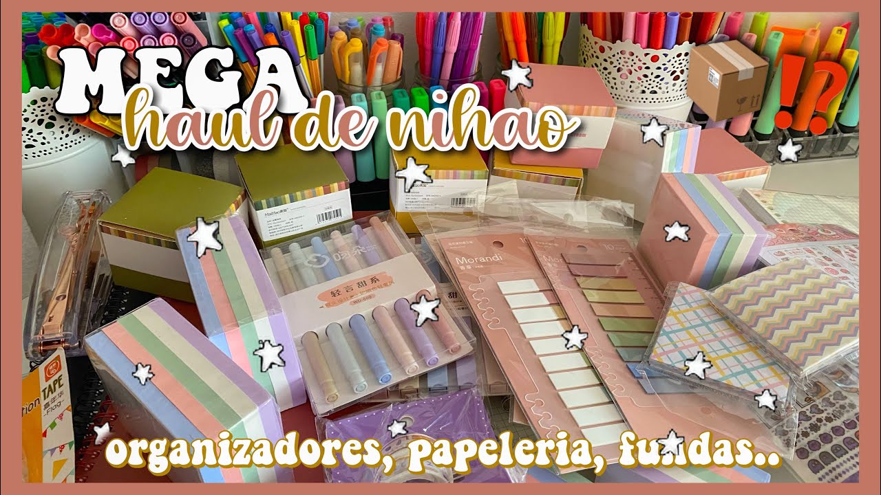 MEGA HAUL de NIHAO JEWELRY ✨ + 100 productos papelería, organización, fundas… 📦😍