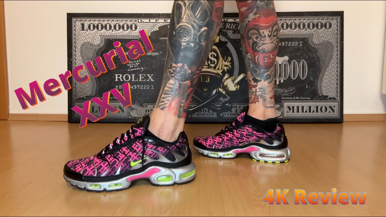 Nike Air Max Plus TN Mercurial XXV  | Speed Meets Style 💨 | 4K Detail Look