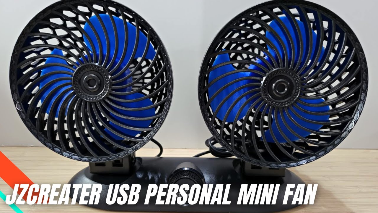 JZCreater USB Fan for Car Testing Best USB Personal Mini Fan YouTube
