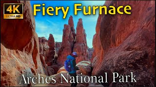 Utah's Fiery Furnace | Hiking MAZE in Arches National Park! [Cinematic 4K]