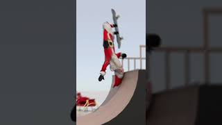 Santa Claus on wheels [death animation] 🎅🏻 #shorts