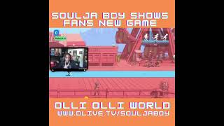 Soulja Boy shows fans OLLI OLLI WORLD game