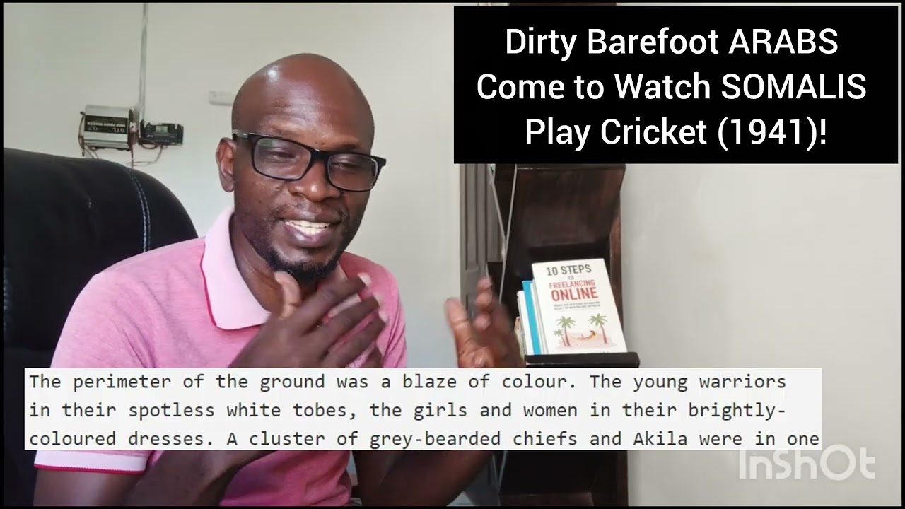 Грязные босоногие арабы пришли посмотреть, как сомалийцы играют в крикет (1941)!