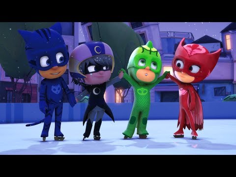 パジャマスク PJ MASKS - ゲッコー クリスマスをすくう |  子供向けアニメ