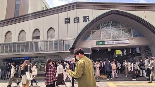 【JR山手線】新大久保駅改札外から目白駅改札外まで。 Shin-Okubo  Mejiro