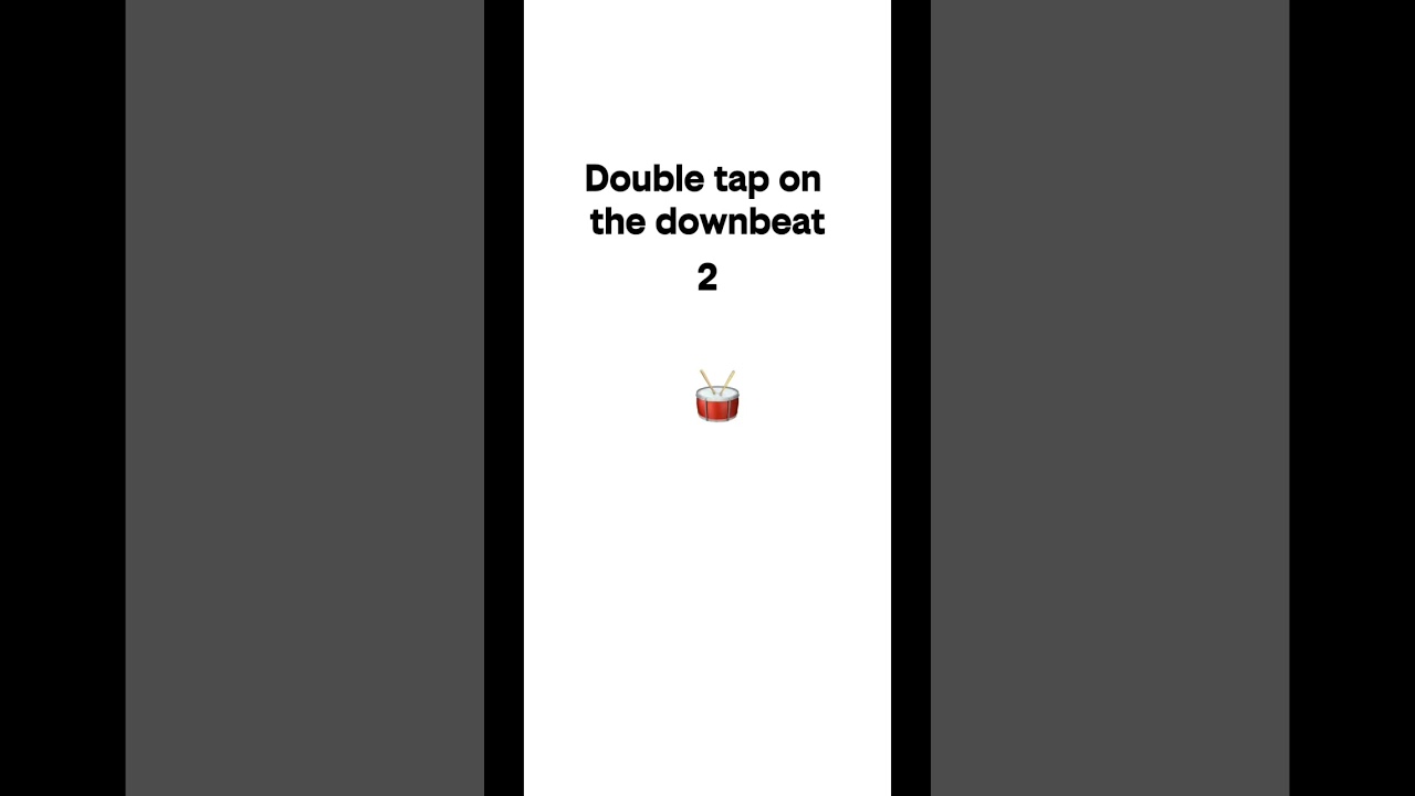 😅🥁 Hit the Downbeat If You Can