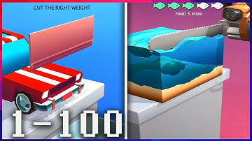 ASMR Slicing - Gameplay Walkthrough - Levels 1-100