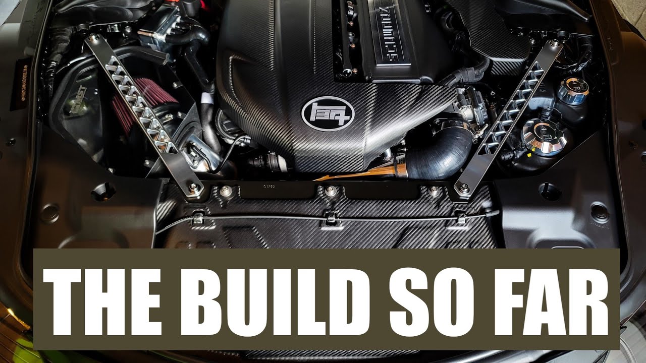 2021-gr-supra-build-so-far-engine-bay-youtube