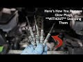 Here's How You Remove Glow Plugs **WITHOUT** Snapping Them