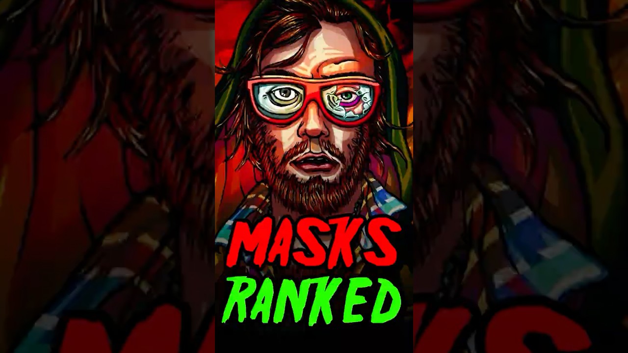 Hotline Miami 2 Masks Ranked #shorts