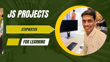 Creating a Stopwatch with HTML, CSS, and JavaScript