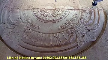 Máy khắc cnc 4 đầu đục ốp trần nhà-Đông Phương CNC: 01662.903.888