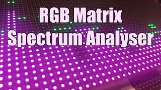 SDG #056 32x64 RGB Matrix Display Spectrum Analyser