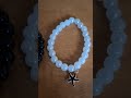 shiny and matte black and white black beads bracelet #jewellerycollection#trending  #jewellerydesign