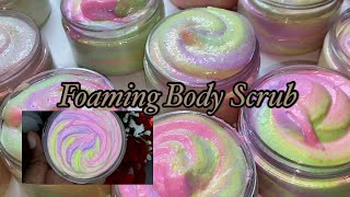 Foaming Whip Body Scrub | Preparing For Mini Launch