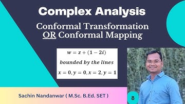 Complex Analysis || Conformal transformation || Conformal mapping || w=z+(1-2i) line x=0,y=0,x=2,y=1