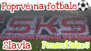 POPRVÉ NA VELKÉM ZÁPASE | Slavia - Panathinaikos | /w @Linvo.