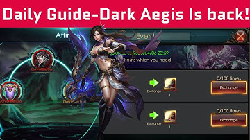 Daily Guide - Dark Aegis is back - Legacy Of Discord - Apollyon