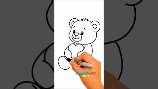 Adorable Hermoso Dibujo De Un Lindo Oso