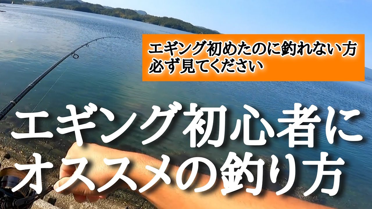 Eging] A must-see for beginners! A recommended fishing method for