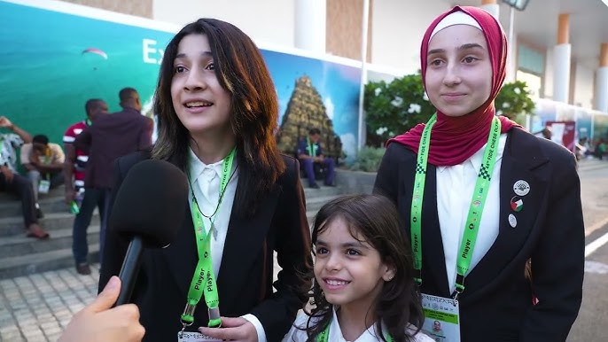 8-year-old girl from Palestine, the darling of Chess Olympiad