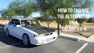 How to change the Alternator on a Galant Vr-4