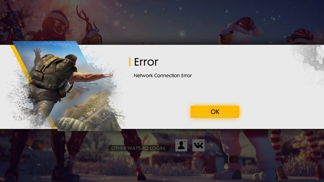 Free Fire Battlegrounds Network Error