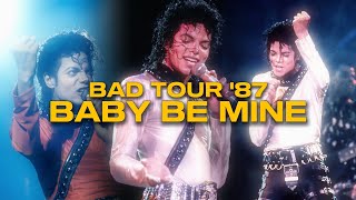 Michael Jackson  Baby Be Mine  Bad Tour 87 Edit