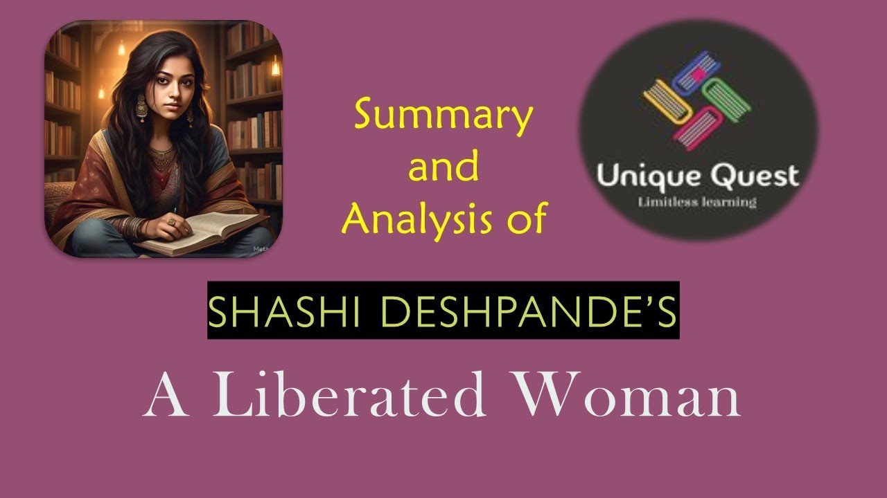 A Liberated Woman by Shashi Deshpande narrated and explained in Tamil